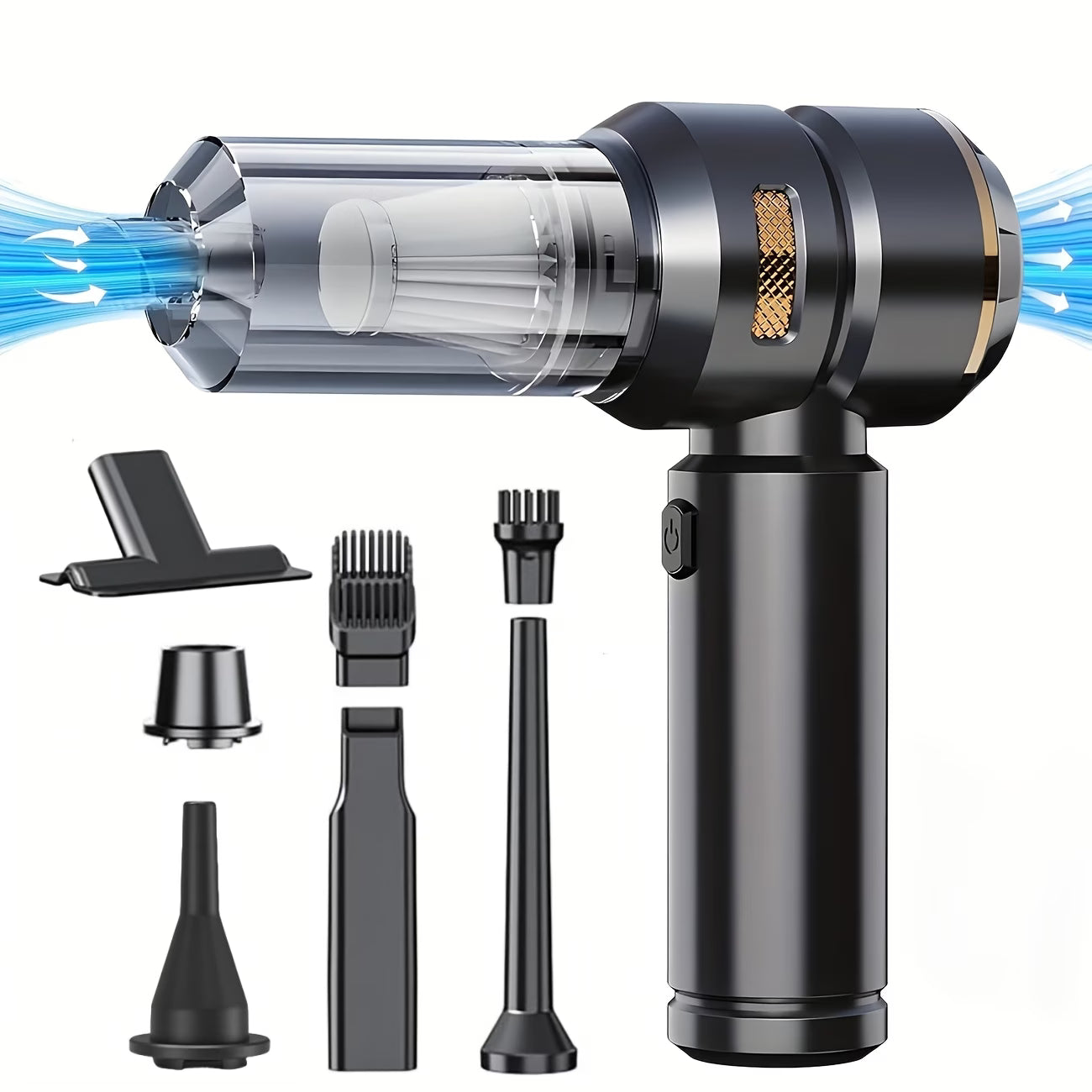 MINI ASPIRATOR DE  ÎNALTA PUTERE 4-în-1 pentru Mașină, Casă, Birou, Camping Universal Store